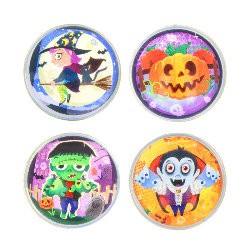 Stuiterbal met Halloween-afbeeldingen