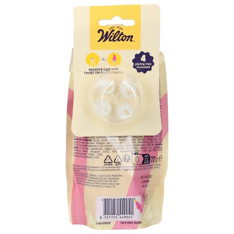 Wilton Roze Decoreerglazuur 212 gram