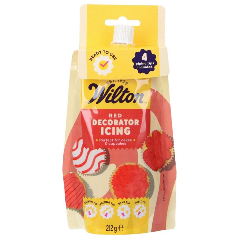Wilton Rode Decoreerglazuur 212 gram