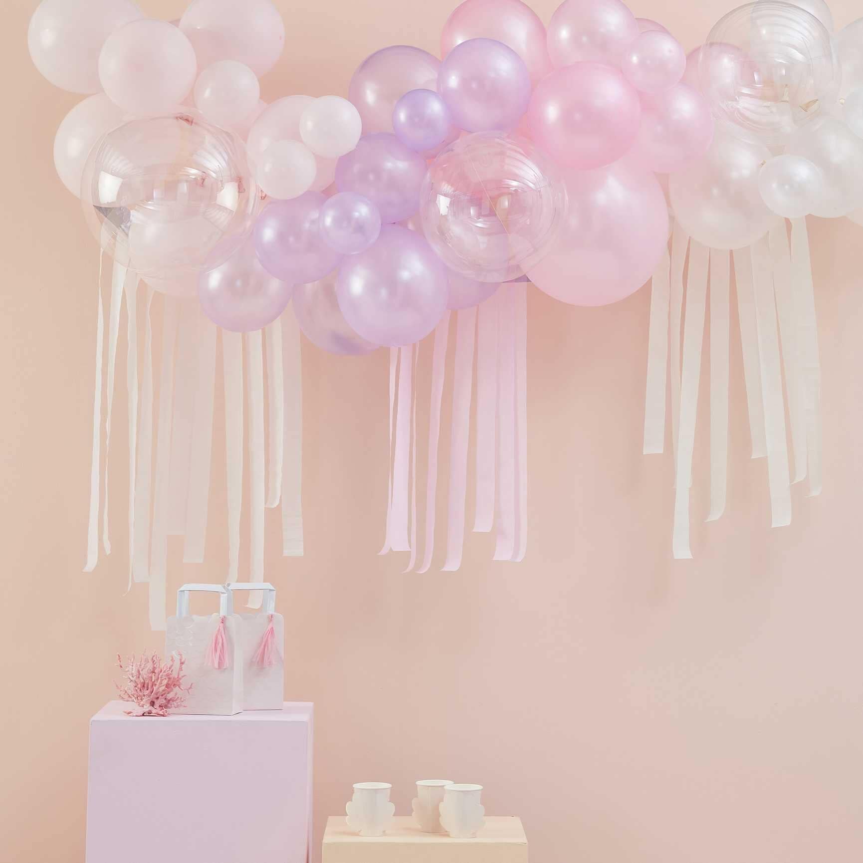 DIY Ballonnenboog - Pastel, Parelmoer & Ivoor