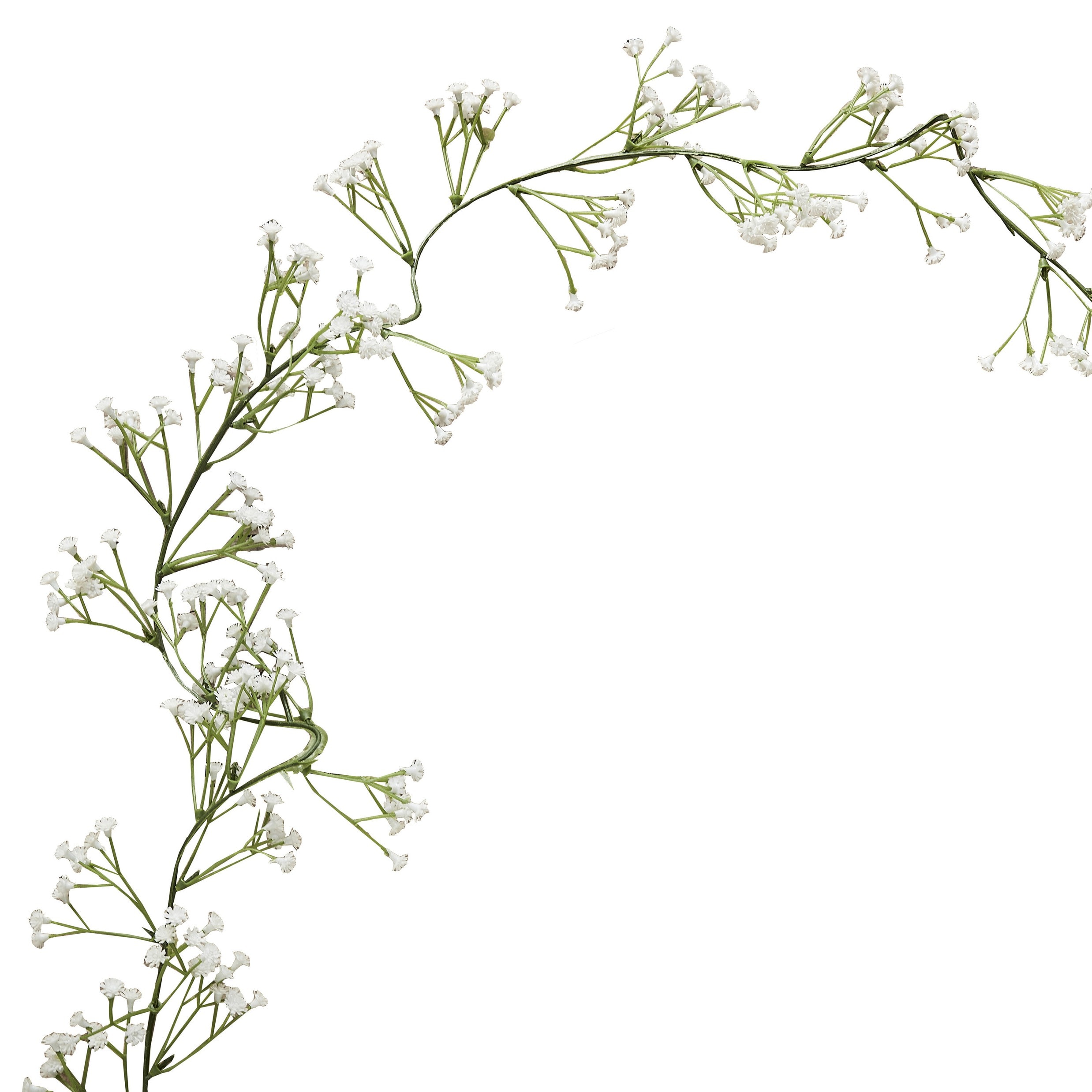 Bloemenslinger - Witte bruidssluier 180 cm
