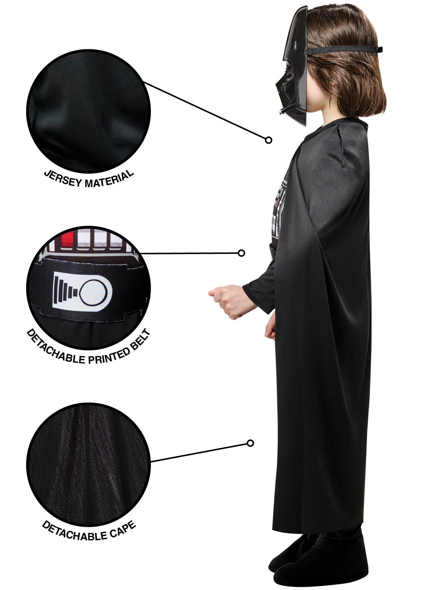 Darth Vader Kostuum Kind 9-10 jaar (134-140 cm)