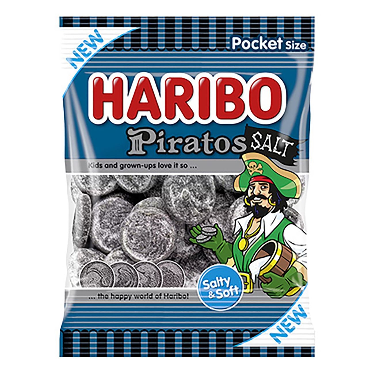 Haribo Zoute Piratos 70 gram