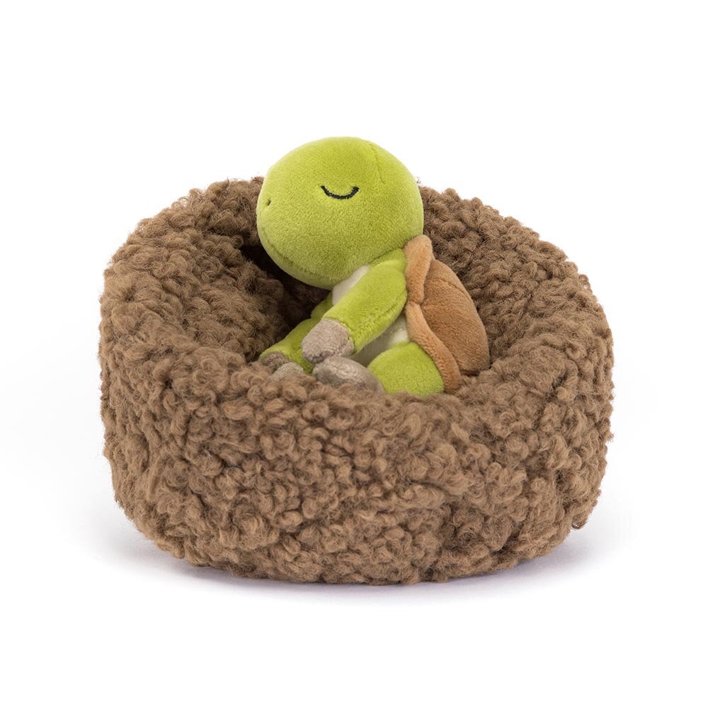 Jellycat - Schildpad in nest 13 cm