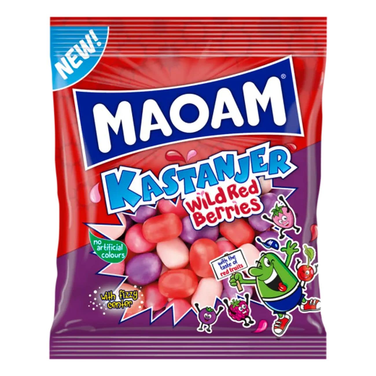 Maoam Kastanjer Wild Berries 120 gram