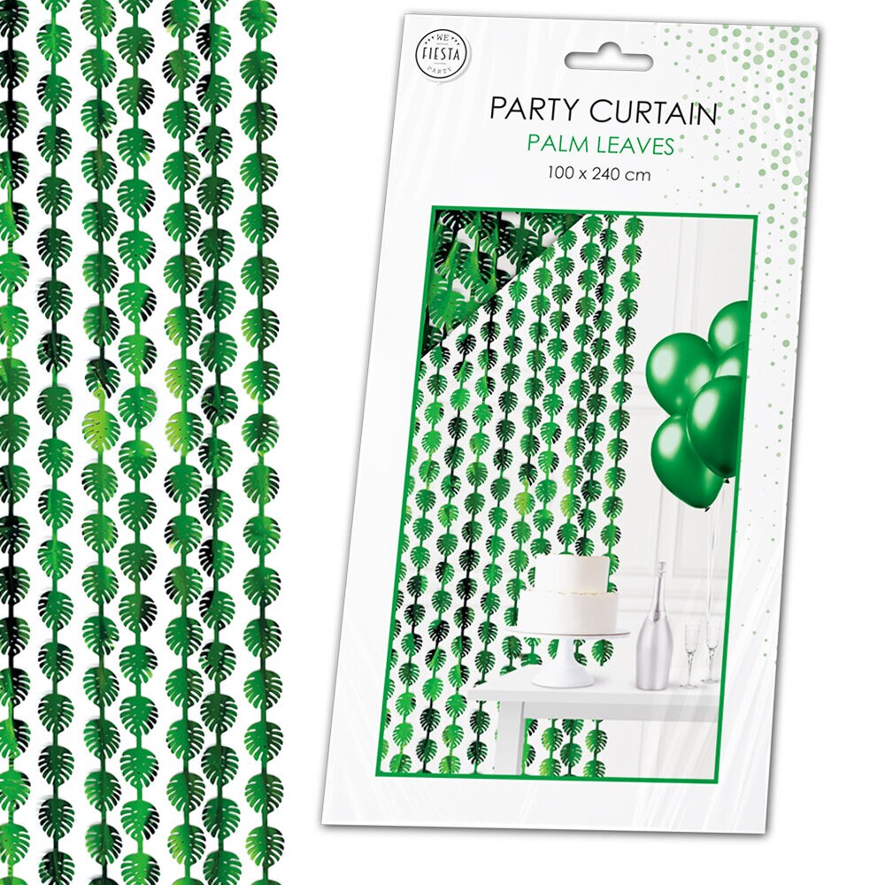 Backdrop Deurgordijn Palmbladen 100 x 240 cm