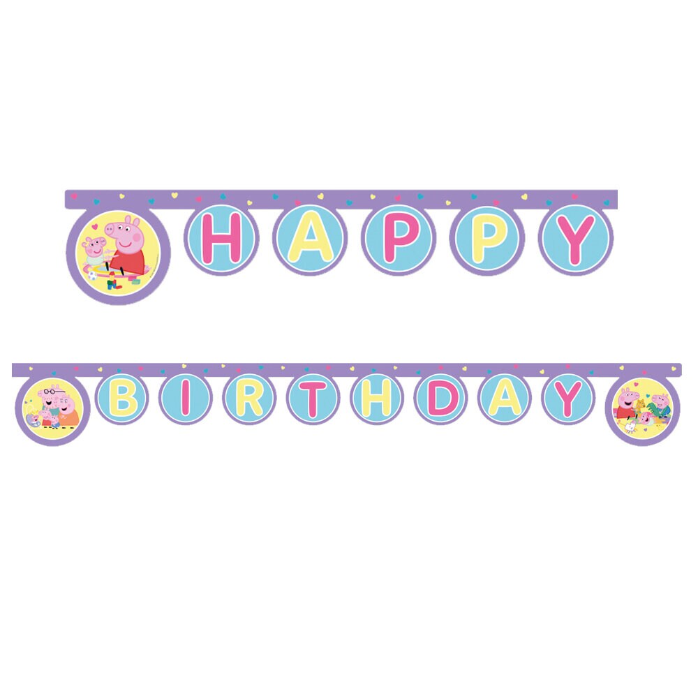 Peppa Pig Slinger Happy Birthday