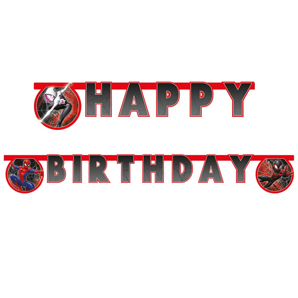 Spiderman Slinger Happy Birthday