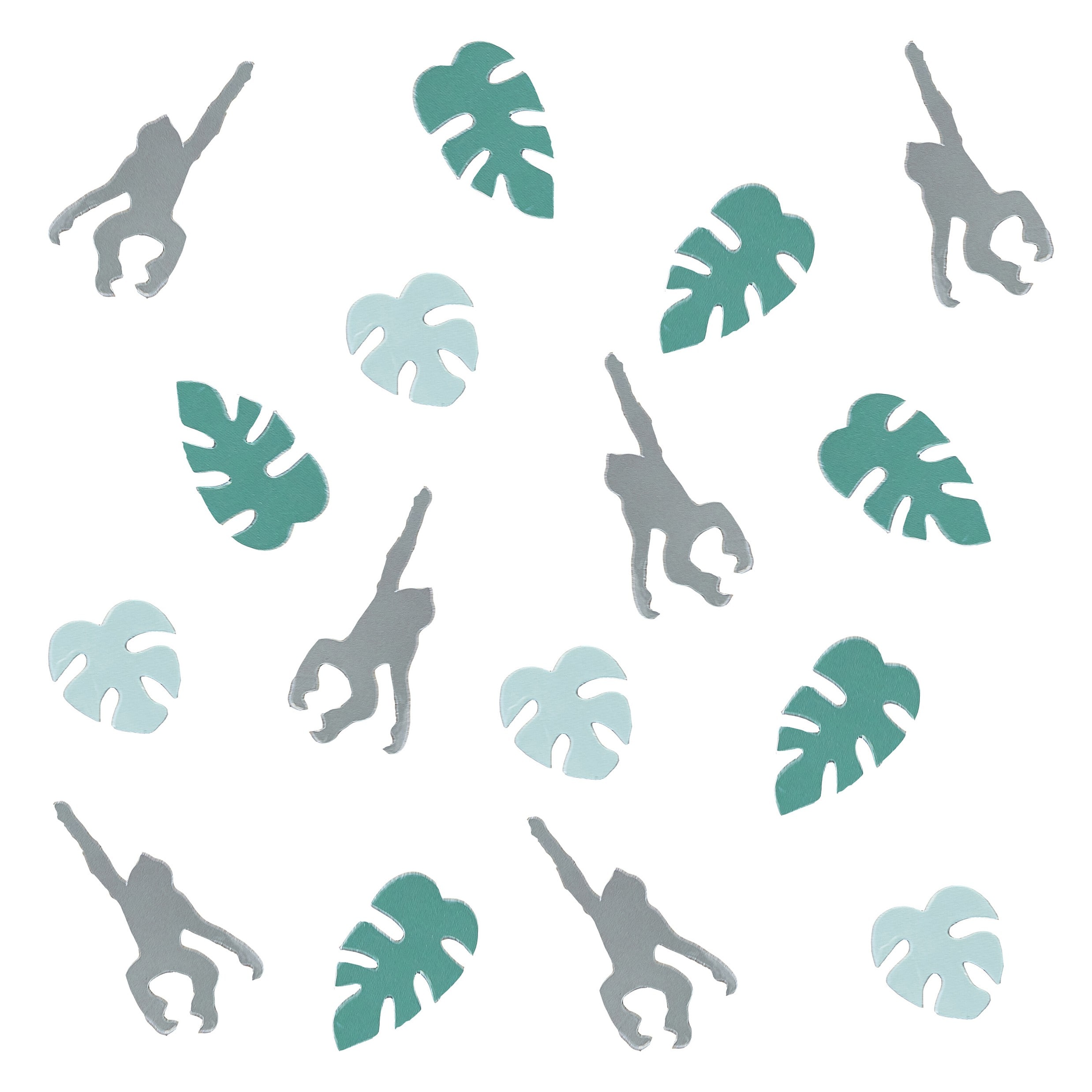 Let's Go Wild - Confetti van palmbladeren en apen
