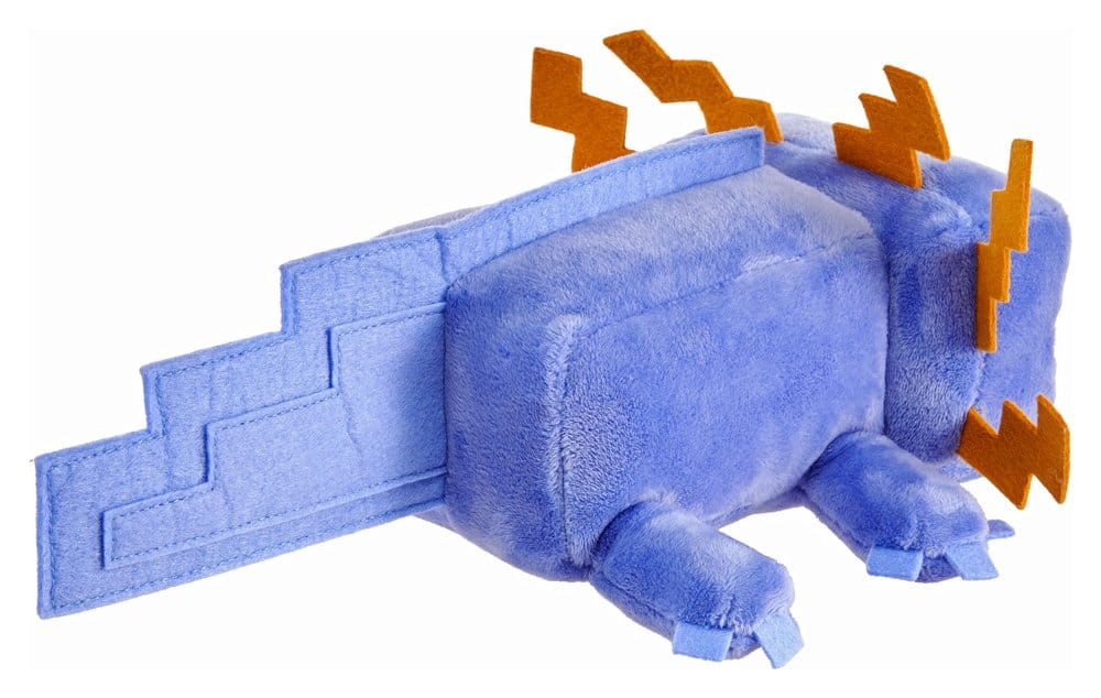 Minecraft Blauwe Axolotl Knuffel 20 cm