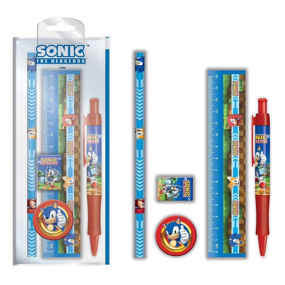 Sonic the Hedgehog - Schoolset 5 stuks